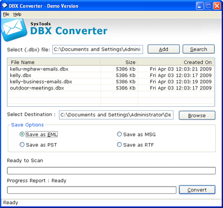 Outlook Express Import 3.1