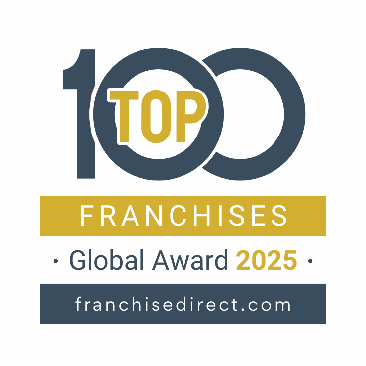 2025 Top 100 Global Franchises award badge